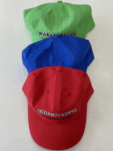 SAUCE lettering ball cap hat 3col, 레터링 볼캡 야구모자 남녀공용 그린 레드