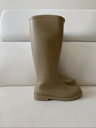 jconcept long rain boots, 롱 레인부츠 베이지 롱장화