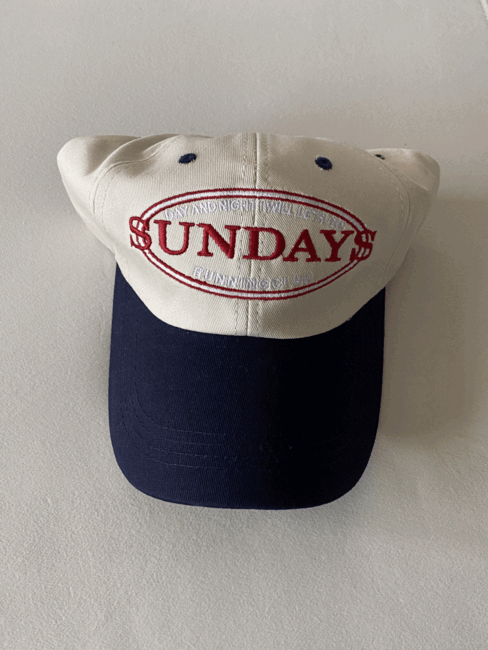 ball cap, 남녀공용 배색 로고 레터링 야구 볼캡 모자