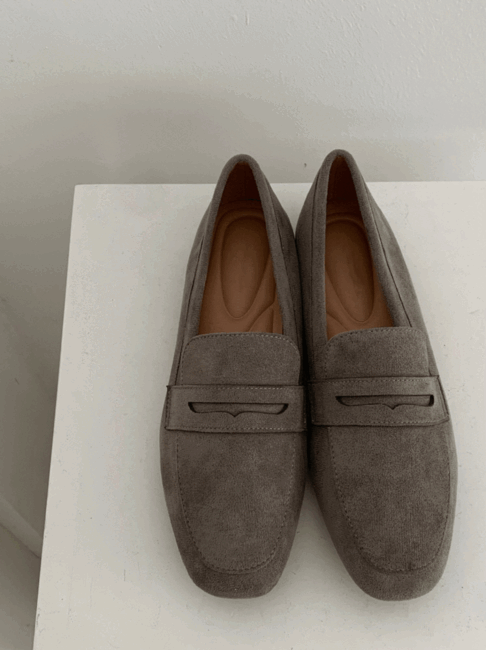 jconcept suede loafer (겨울 페니 로퍼, 드라이빙슈즈)